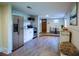 Modern kitchen with stainless steel appliances and adjacent dining area at 2507 9Th St, Boulder, CO 80304