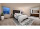 Spacious main bedroom features carpet floors, natural light, and a decorative rug at 7054 S Flower Ct, Littleton, CO 80128