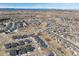Aerial view of homes in a Primary-planned community, showing the expansive landscape at 303 Rogers Ct, Castle Rock, CO 80104