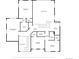 Second-floor layout with primary bedroom, additional bedrooms, bathrooms, and office space at 303 Rogers Ct, Castle Rock, CO 80104