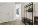 Hallway area featuring an organizer and bench with hooks and cubbies at 303 Rogers Ct, Castle Rock, CO 80104