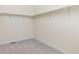 Empty walk-in closet that offers ample space and shelving at 757 Cabot Dr, Erie, CO 80516