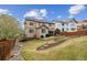 A spacious backyard showcasing a covered patio area, great for outdoor entertaining at 10969 Valleybrook Cir, Highlands Ranch, CO 80130
