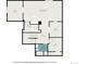Basement layout showing a recreation room, office, gym, utility and a bathroom at 13326 Olive Way, Thornton, CO 80602