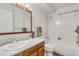 Clean bathroom with a shower/tub combo at 13626 E Bates Ave # 207, Aurora, CO 80014