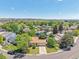 Beautiful aerial view of a home in a lush, established neighborhood at 8848 Prickly Pear Cir, Parker, CO 80134