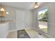 Bright dining area with view of yard, adjacent to the kitchen, featuring a classic pendant light at 8848 Prickly Pear Cir, Parker, CO 80134