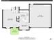 Floorplan featuring living room, kitchen, dining area, porch and garage layout at 8848 Prickly Pear Cir, Parker, CO 80134