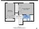 Home floorplan showcasing bedrooms, bathroom, and hall dimensions for layout visualization at 8848 Prickly Pear Cir, Parker, CO 80134
