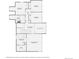 Layout of the upper level with bedrooms, bathrooms, and sitting area, showcasing open space at 9658 Coronado Ct, Parker, CO 80134