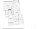 Floor plan featuring a kitchen, living room, dining area, and outdoor deck, offering a spacious design at 9658 Coronado Ct, Parker, CO 80134