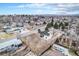 Aerial view showcasing the home's location and neighborhood at 6714 Depew St, Arvada, CO 80003