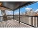 Back deck with view of backyard and surrounding area at 6714 Depew St, Arvada, CO 80003