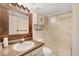 Clean bathroom with shower, toilet and vanity at 9193 W 7Th Ave, Lakewood, CO 80215