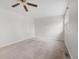 Simple bedroom with neutral walls and carpet flooring at 9193 W 7Th Ave, Lakewood, CO 80215