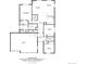 Detailed floor plan showcasing the layout of the main level of the home at 3107 S Nepal Way, Aurora, CO 80013