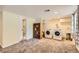 Basement laundry area with washer, dryer, utility sink and adjacent bathroom with shower at 461 S Kalispell Way # D, Aurora, CO 80017