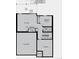 Basement floor plan highlighting a rec room, bedroom, bathroom, and unfinished areas at 9374 Quartz St, Arvada, CO 80007