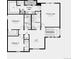 Second-floor layout featuring three bedrooms, two bathrooms, a loft, and a laundry room at 9374 Quartz St, Arvada, CO 80007