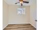 Small bedroom with ceiling fan and window at 3338 S Canosa Ct, Englewood, CO 80110