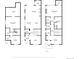 Floorplans of all three floors of the home at 1265 S Sherman St, Denver, CO 80210