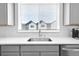 Contemporary kitchen featuring a stainless steel sink and modern fixtures at 5387 Pierson Ct, Wheat Ridge, CO 80033