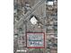 Aerial view of a commercial property outlined in red on S Wolff St, with a proposed E-TU-C designation at 971 S Wolff St, Denver, CO 80219