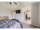 Another view of the main bedroom leading to walk-in closet and Primary bathroom at 13212 Clermont Cir, Thornton, CO 80241