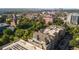 Aerial view of a multi-unit residential building near a university campus at 2200 S University Blvd # 513, Denver, CO 80210