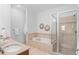 Bathroom with double vanity and shower at 2200 S University Blvd # 513, Denver, CO 80210