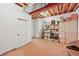Unfinished basement ready for personalization and storage at 7367 S Tempe Ct, Aurora, CO 80016