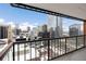 Spectacular city views from a modern condo balcony at 1551 N Larimer St # 2504, Denver, CO 80202