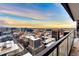 Breathtaking panoramic city views from a high-rise balcony at 1551 N Larimer St # 2504, Denver, CO 80202