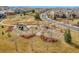 Beautiful aerial photograph of community playground with picnic tables at 10770 Hillrose St, Parker, CO 80134