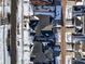 Aerial view of the house and surrounding neighborhood at 2866 Low Meadow Blvd, Castle Rock, CO 80109