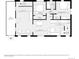 Detailed floor plan showcasing the layout of the main level of the home at 1960 S Franklin St, Denver, CO 80210