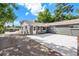 Backyard with large concrete patio at 3100 Gray St, Denver, CO 80214