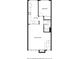 Detailed floorplan showcasing the layout of the kitchen, bedroom, bath, and living room at 1231 S Crystal Way, Aurora, CO 80012