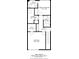 Upstairs floorplan showing the bedrooms, walk-in closet, bathrooms, and laundry at 1231 S Crystal Way, Aurora, CO 80012