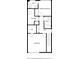 Upstairs floorplan showing the bedrooms, walk-in closet, and bathrooms at 1231 S Crystal Way, Aurora, CO 80012