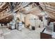 Unfinished attic space offering substantial storage capacity and potential for customization at 1000 N Logan St, Denver, CO 80203