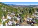 Aerial view showcasing home and mountain views at 1228 Pomegranate Ln, Golden, CO 80401