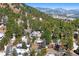 Aerial view showcasing home and mountain views at 1228 Pomegranate Ln, Golden, CO 80401