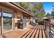 Large deck with built-in grill and mountain views at 1228 Pomegranate Ln, Golden, CO 80401