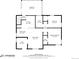 Floor plan showing kitchen, living room, bedrooms and sunroom with dimensions at 903 Poplar St, Denver, CO 80220
