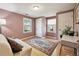 Bedroom with cozy rug and lots of natural light at 998 S Leyden St, Denver, CO 80224