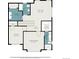Second floor plan showing Gathering room, laundry, bedroom and primary bedroom at 17996 E 54Th Ave, Denver, CO 80249