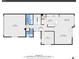 Detailed floor plan showing layout of rooms and dimensions at 1294 Red Lodge Dr, Evergreen, CO 80439