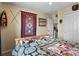 Charming bedroom with southwestern decor and window view at 1303 Yellow Granite Way, Monument, CO 80132