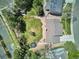 Birds eye view of the private, fenced backyard perfect for entertaining and recreation with mature trees at 5172 S Cody Ct, Littleton, CO 80123